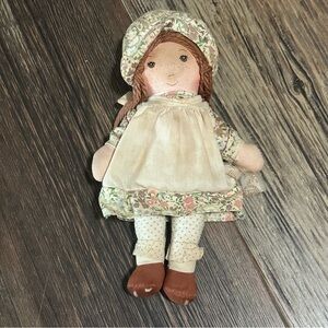 Knickerbocker HOLLY HOBBIES friend HEATHER soft rag doll vintage 70-80's